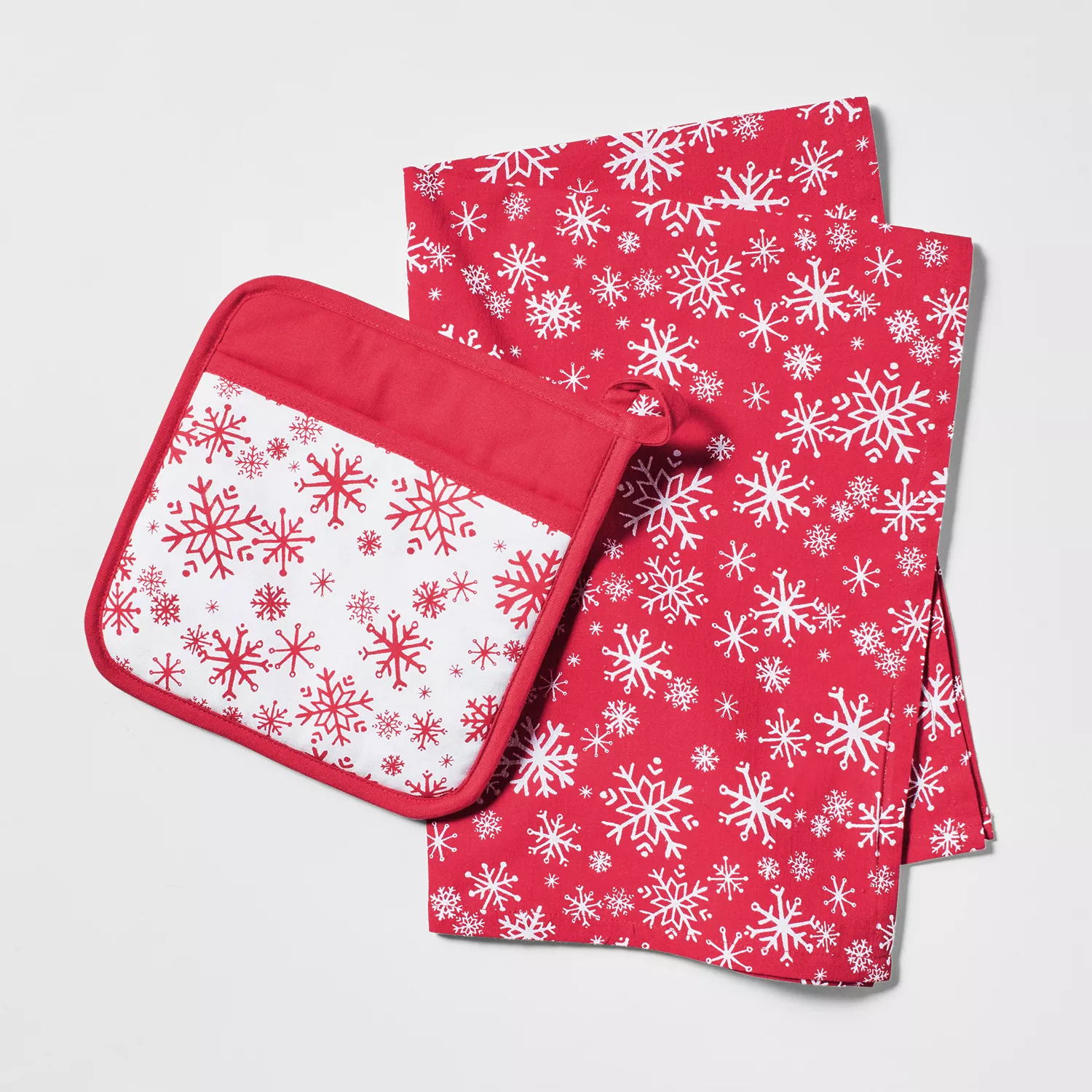 Set of 2 Kitchen Towel Gift Set (Red) — Maison Midi