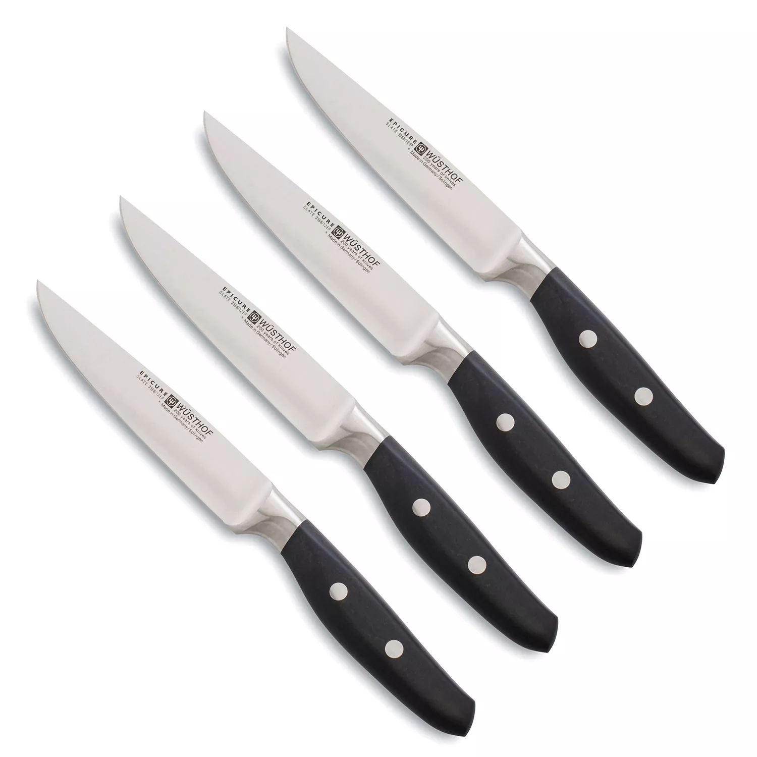 Epicure Slate 4-Piece Steak Knife Set, WÜSTHOF