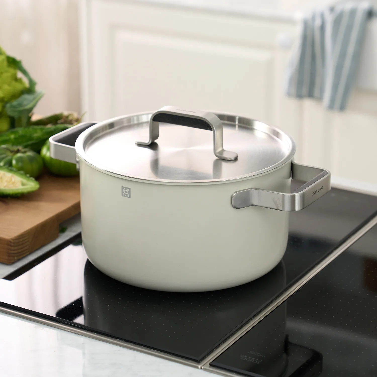 Zwilling Pure Stainless Steel 8-Piece Cookware Set