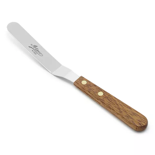 Ateco Offset Wood-Handle Icing Spatula