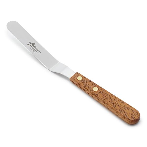 Ateco Offset Wood-Handle Icing Spatula