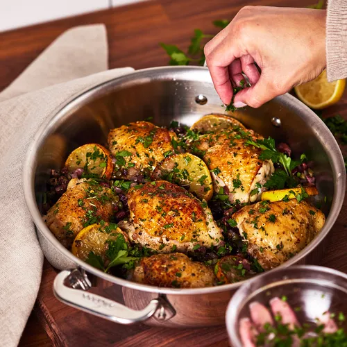 All-Clad D3 Stainless Steel Anniversary Casserole, 4 qt.