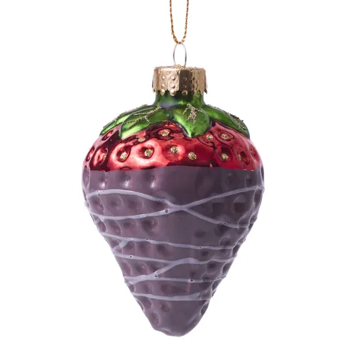 Sur la table Chocolate Strawberry Ornament