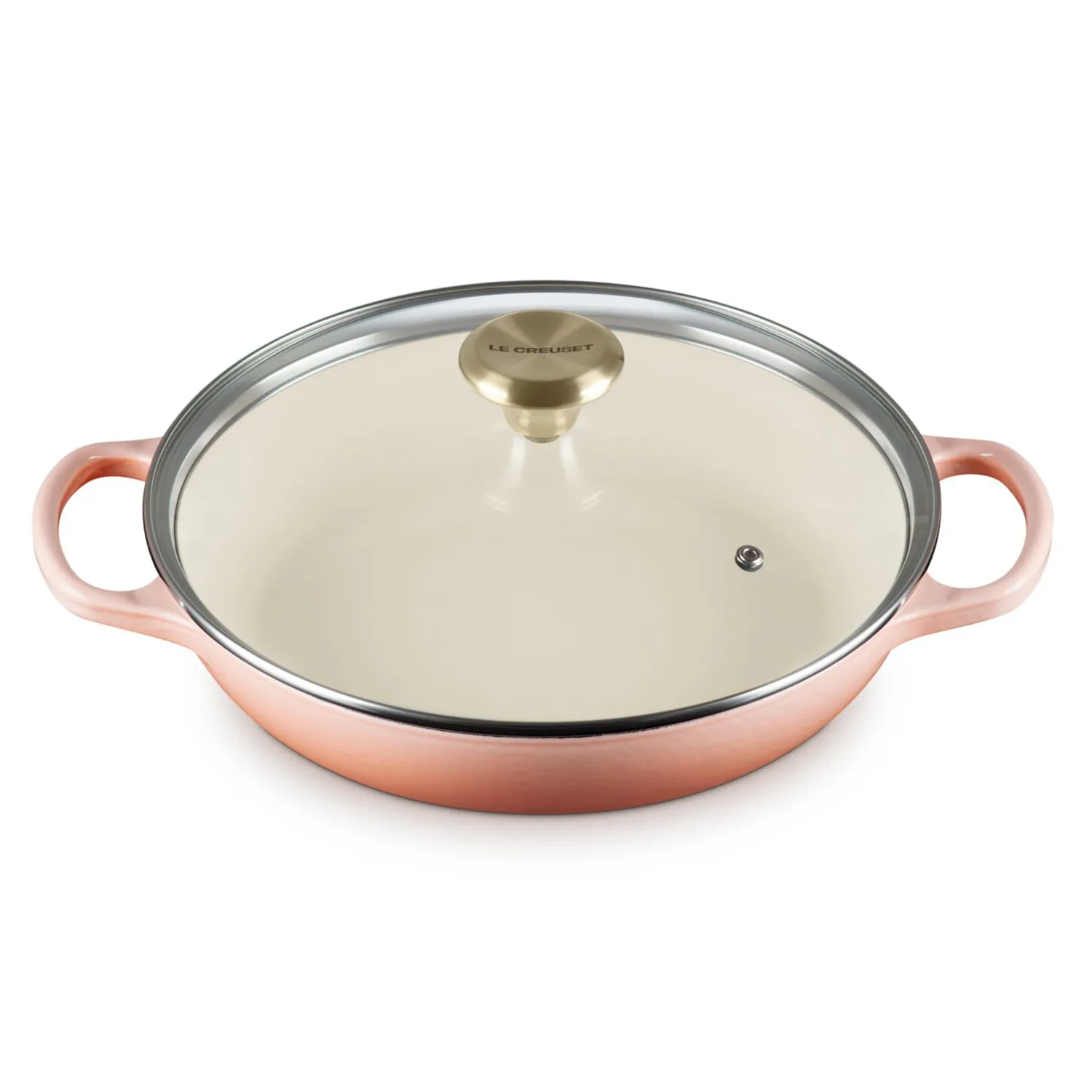 Le Creuset Signature Braiser with Glass Lid, 2.25 qt.