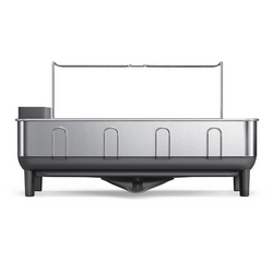 Simplehuman Steel Frame Dishrack Well-made and large enough for plates and silverware and mugs