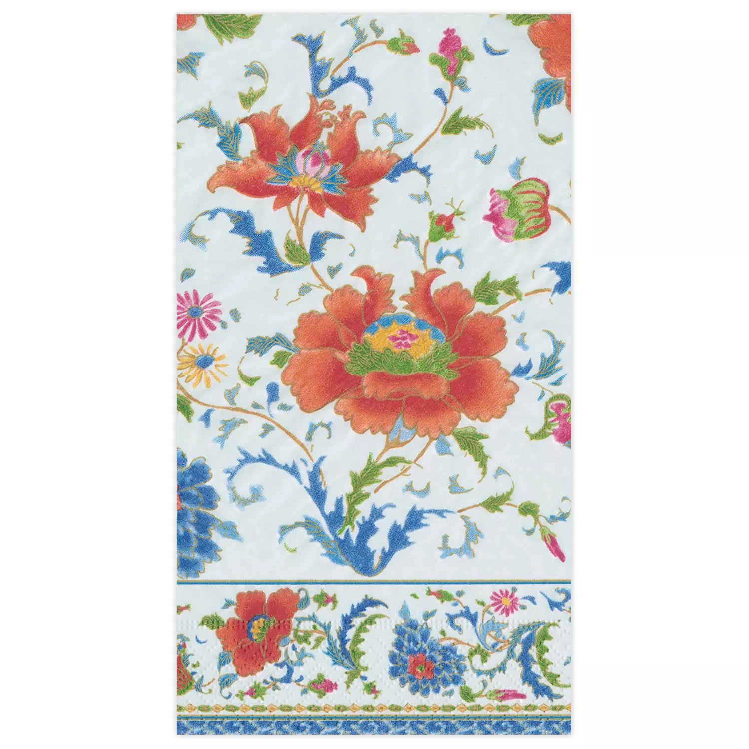 Chinese Ceramic Guest Napkins, Set of 15