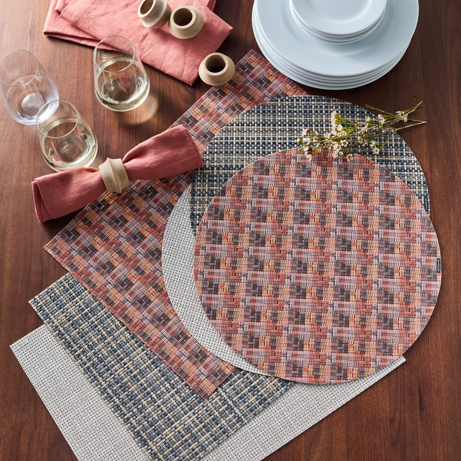 Chilewich Basketweave Placemat, 19&#34; x 14&#34;