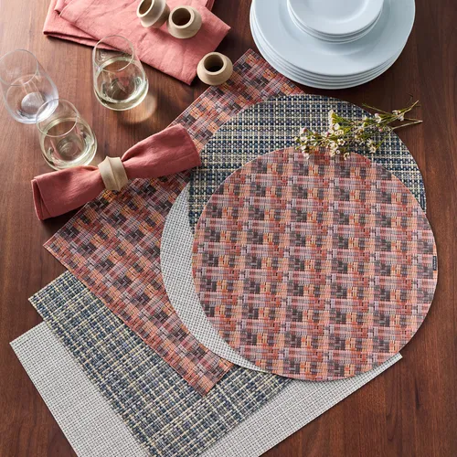 Chilewich Basketweave Round Placemat, 15&#34;