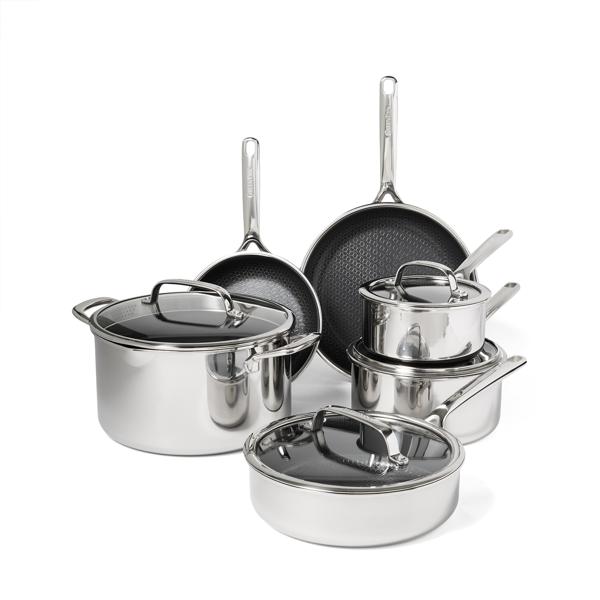 GreenPan Spectra Thermobond Hybrid Ceramic Nonstick 10-Piece Cookware Set