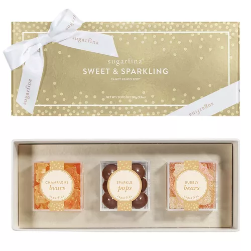 Sugarfina Sweet and Sparking Candy Bento Box, Set of 3