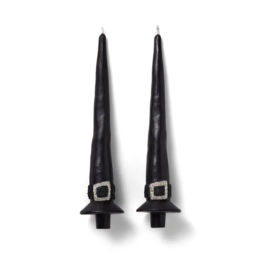 Sur La Table Witch Hat Taper Candles, Set of 2