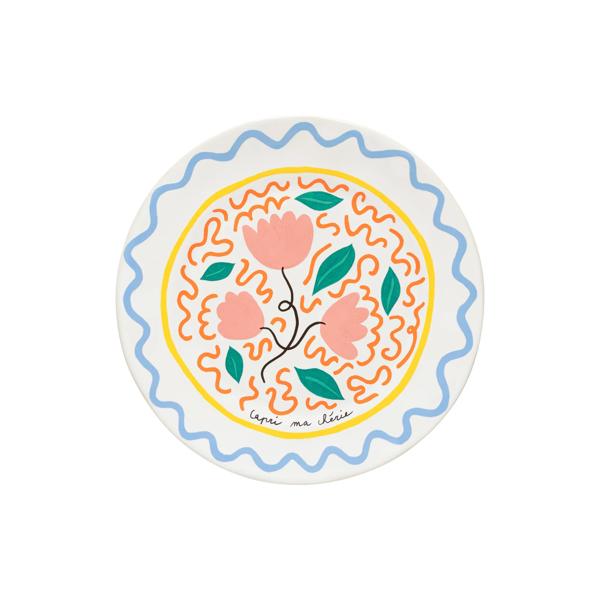 Costa Nova Summer Bliss Tulip Dinner Plates, Set of 6
