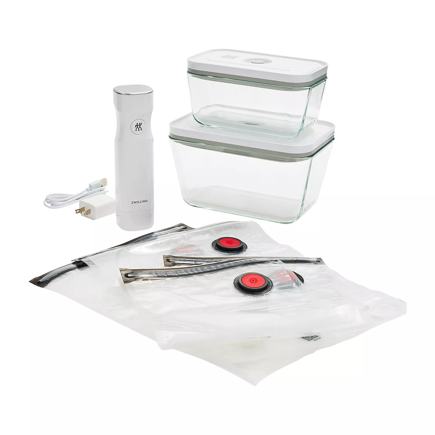 Zwilling Fresh & Save 7-Pc Glass Vacuum Starter Set