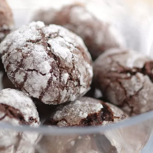 Mexican Chocolate Crackle Cookies