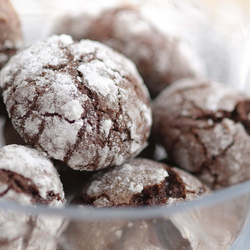 Mexican Chocolate Crackle Cookies