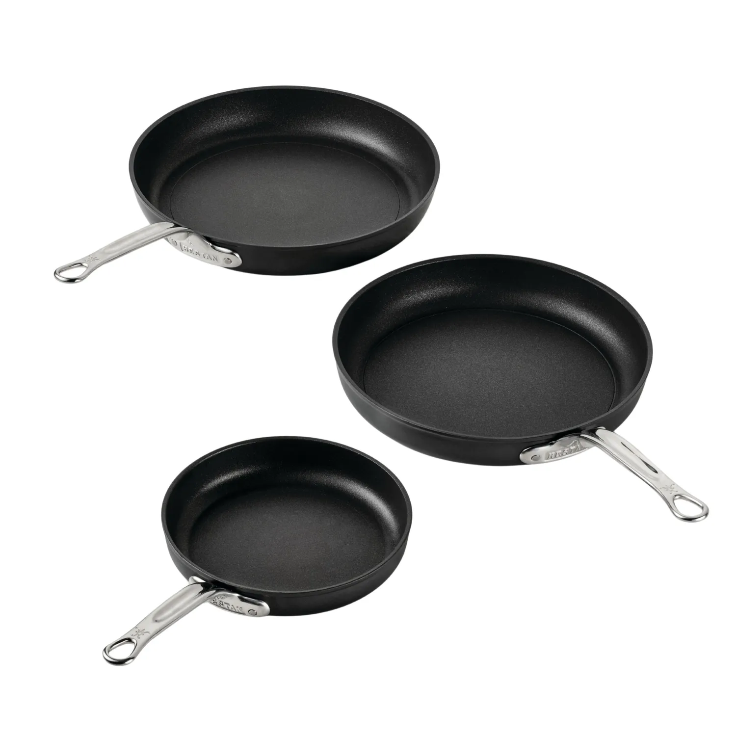 Hestan TITUM® Fusion Nonstick Set of 3 Skillets, 8", 11", $ 12.5"