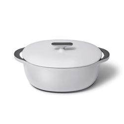 Caraway Enameled Cast Iron Oval Dutch Oven, 8.5 qt. 