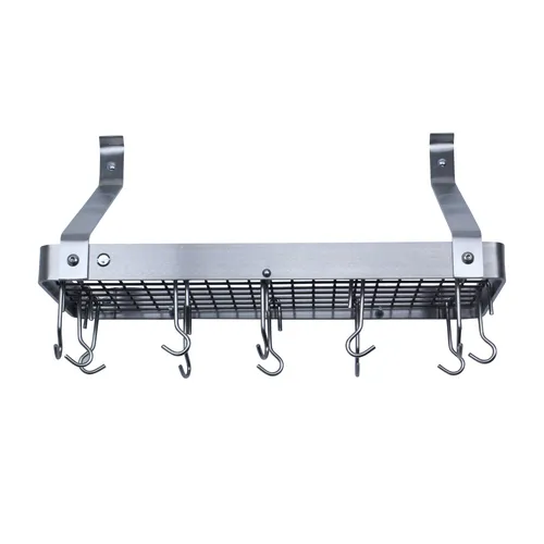 Enclume Gourmet Stainless Steel Bookshelf Wall Racks