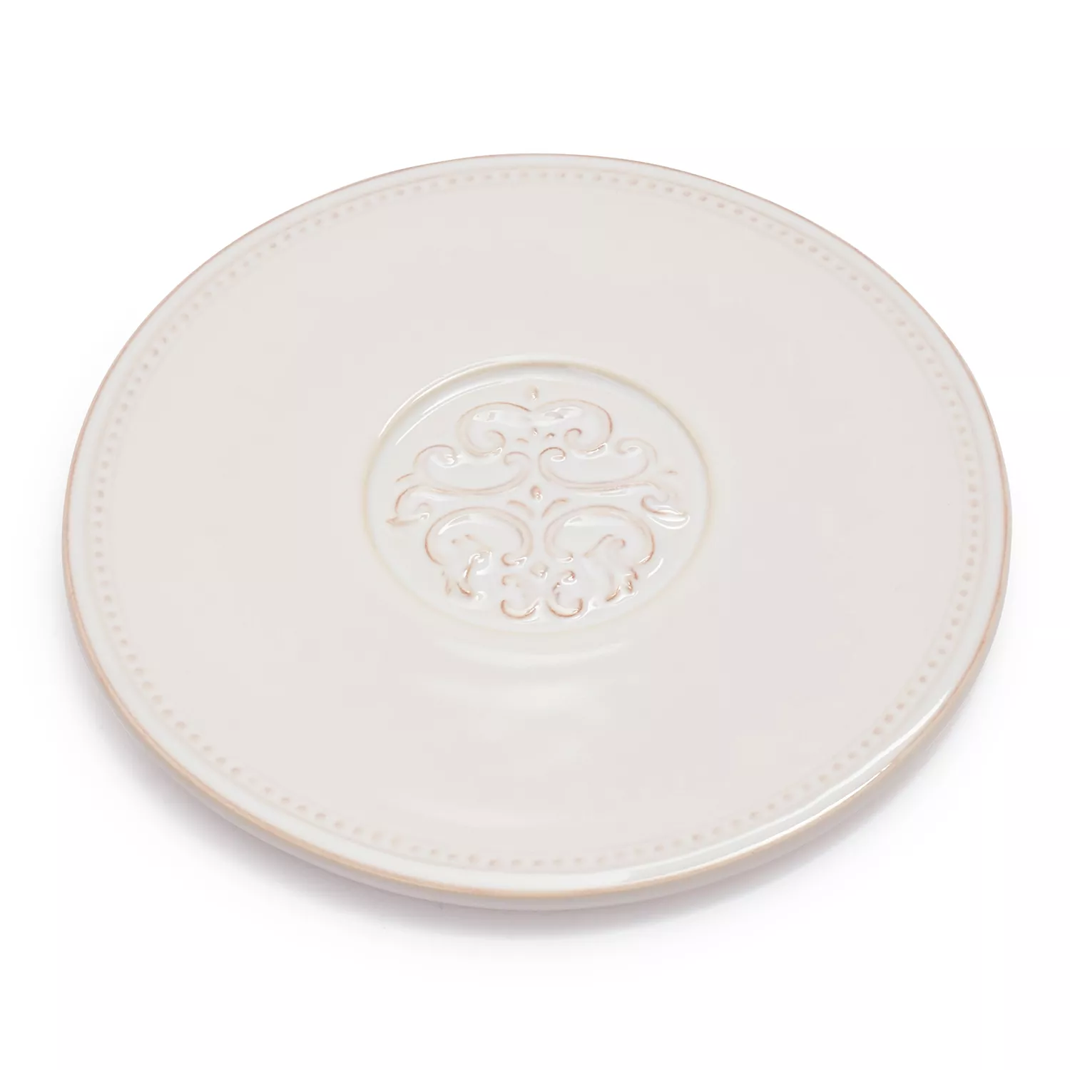 Sur La Table Pearl Stoneware Medallion Trivet