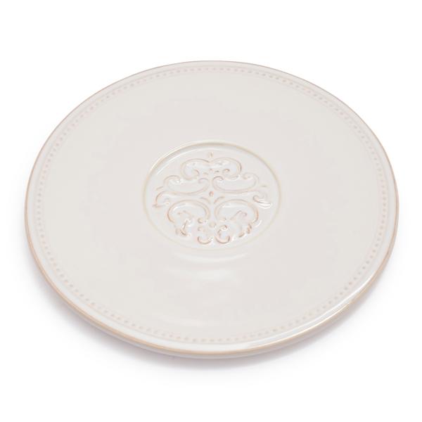 Sur La Table Pearl Stoneware Medallion Trivet