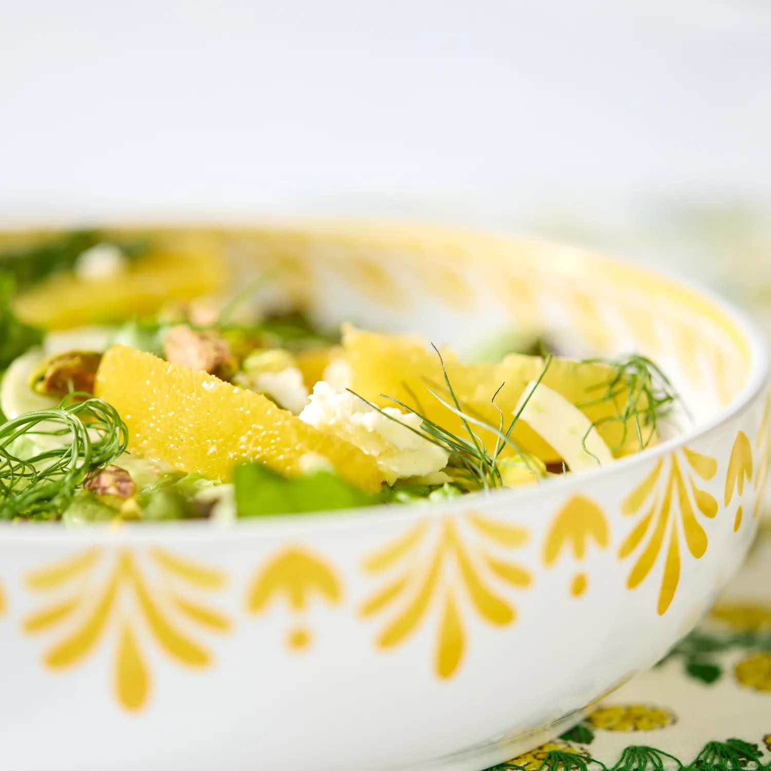 Sur La Table Citrus Bloom Salad Plate