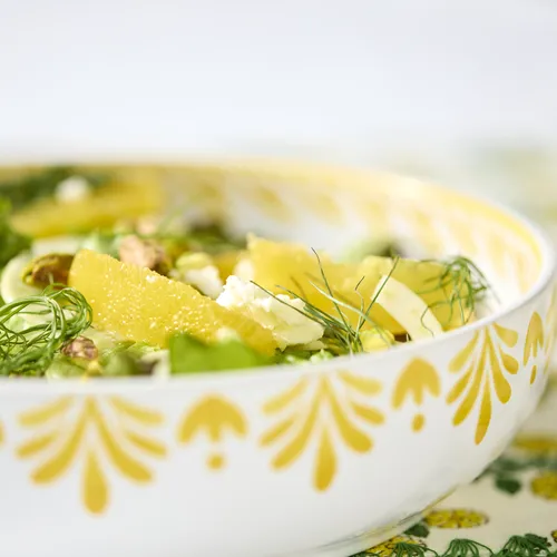 Sur La Table Citrus Bloom Salad Plate