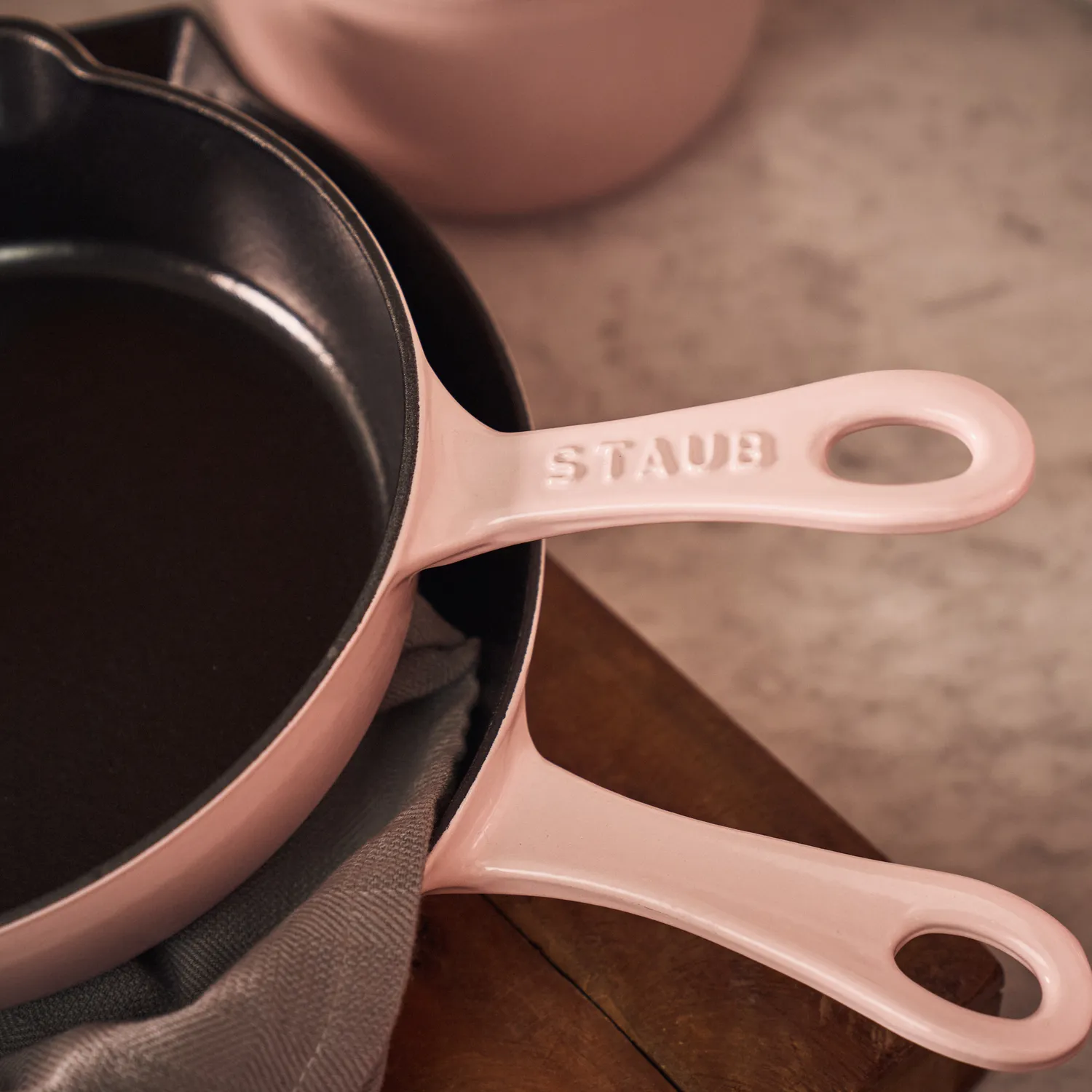 Staub Cast Iron Traditional Deep Skillet, 8.5"