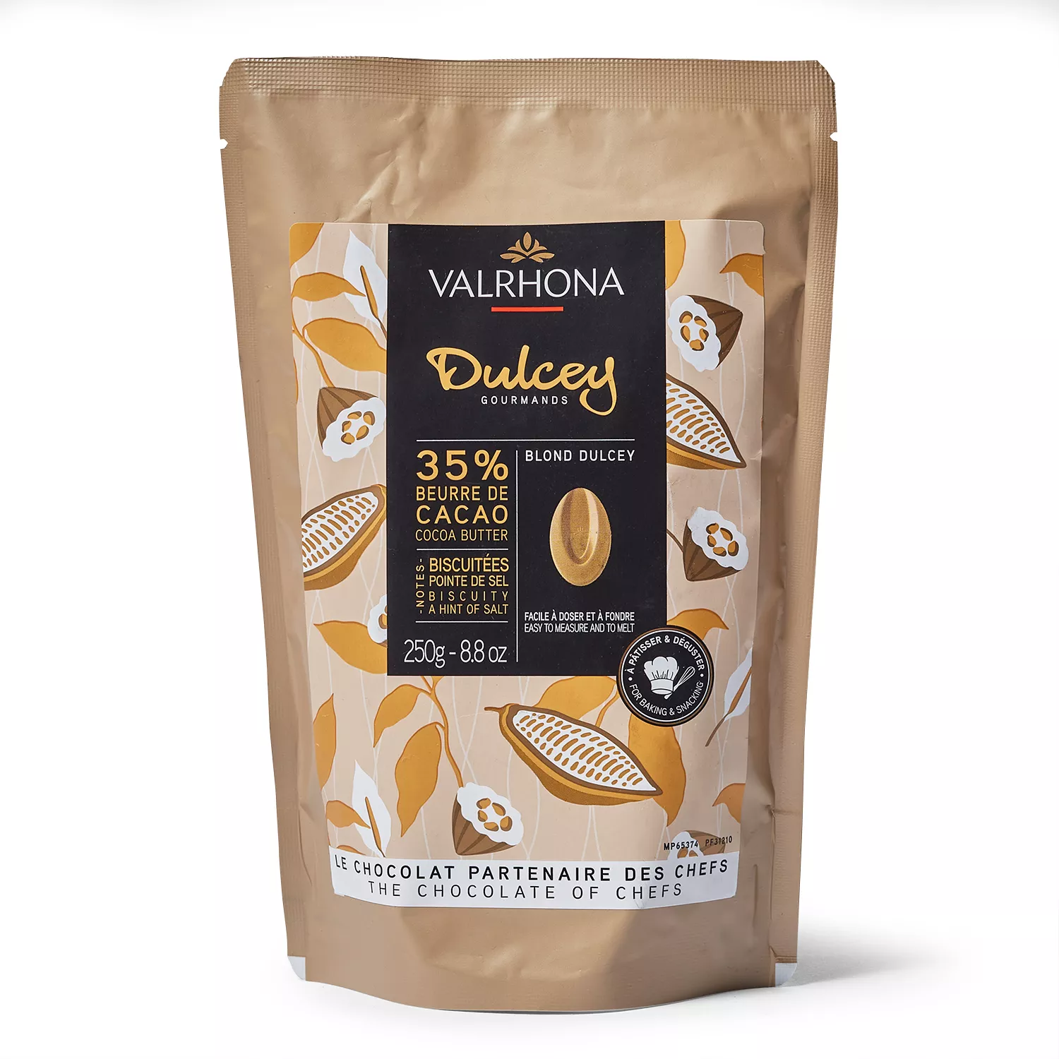 Valrhona &#x2122; Dulcey Blonde Baking Chocolate, 35% Cacao Butter