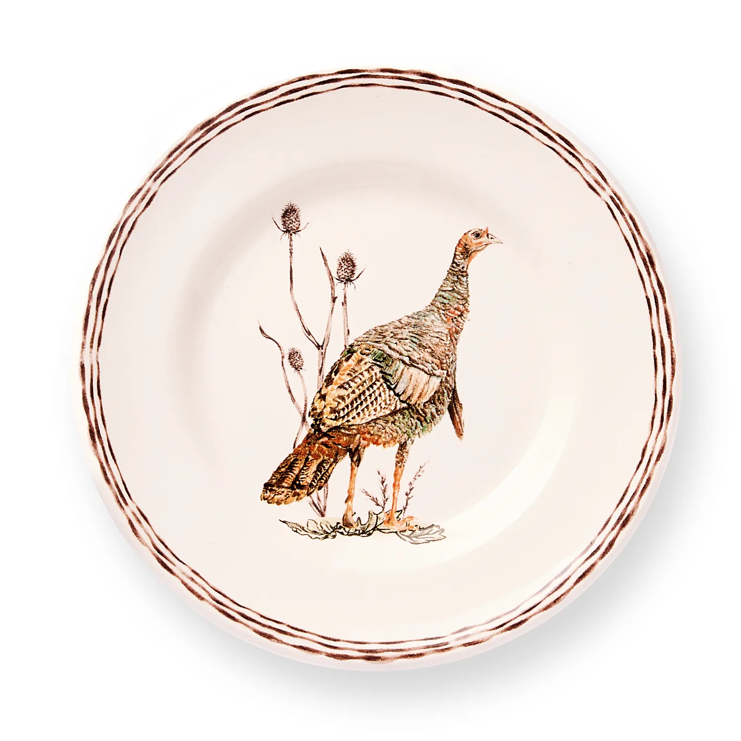 Sur la table Thanksgiving Birds Appetizer Plate, Set of 4