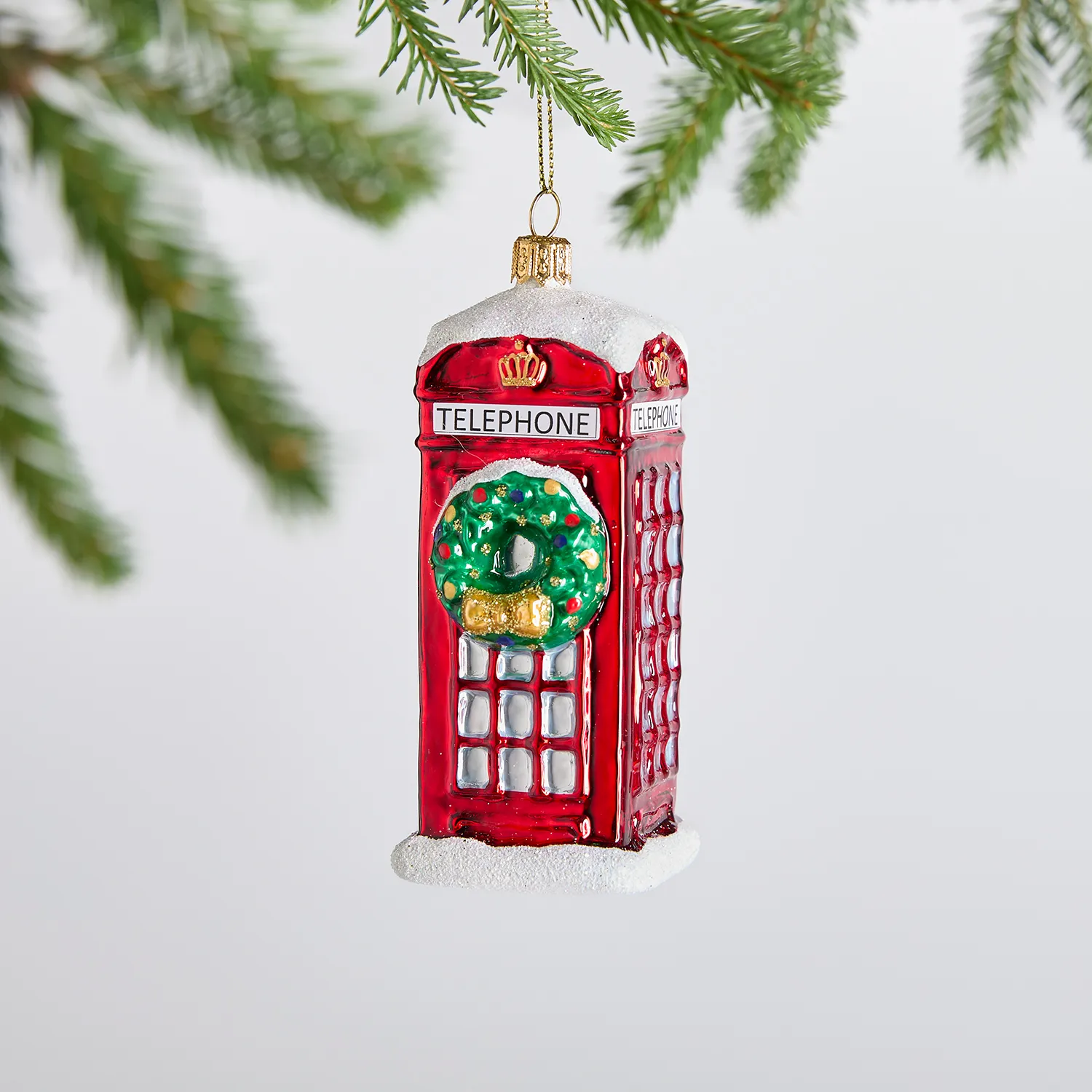 Sur La Table Phone Booth Ornament
