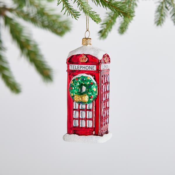 Sur La Table Phone Booth Ornament