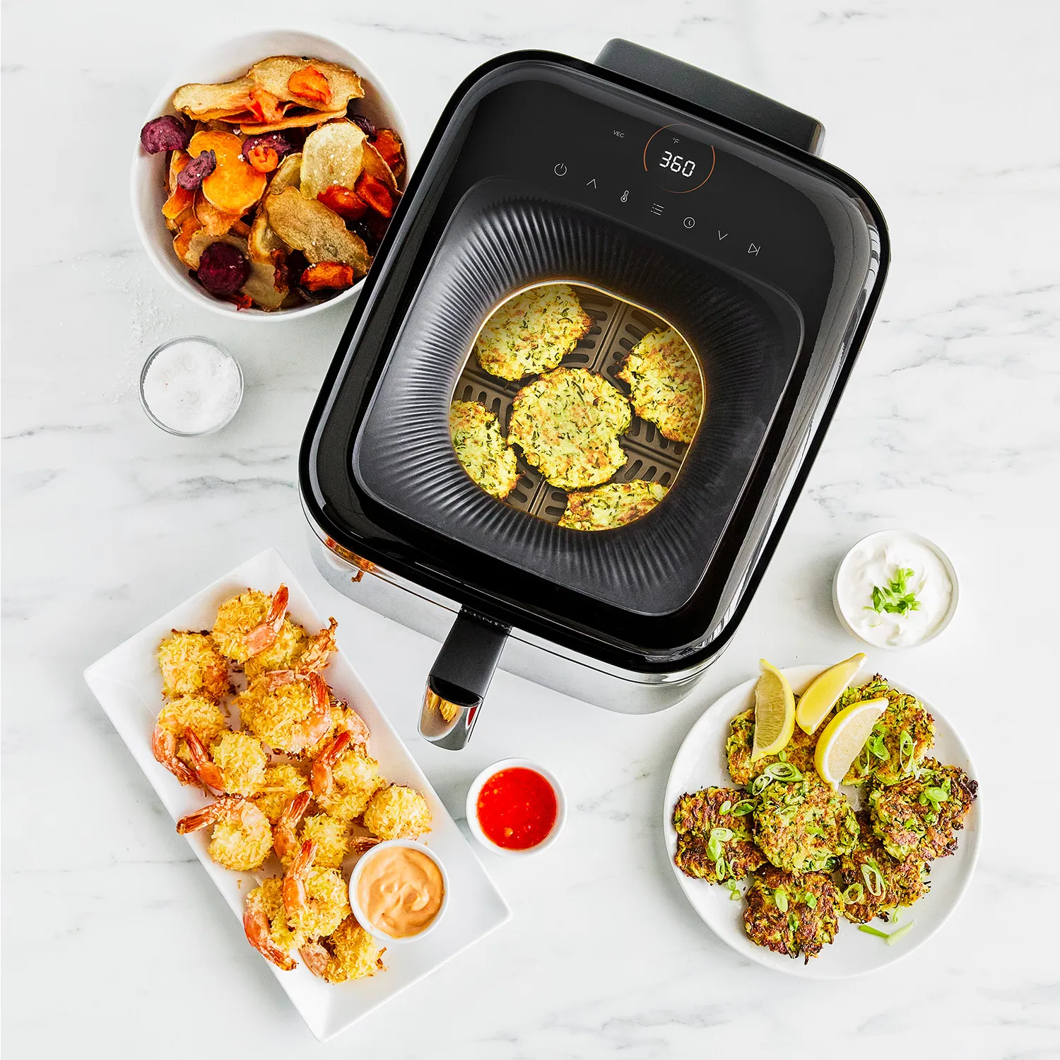GreenPan Top View Cyclone Air Fryer, 7 qt.