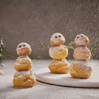 Online Family Fun: Cream Puff Snowpeople (Eastern Time)