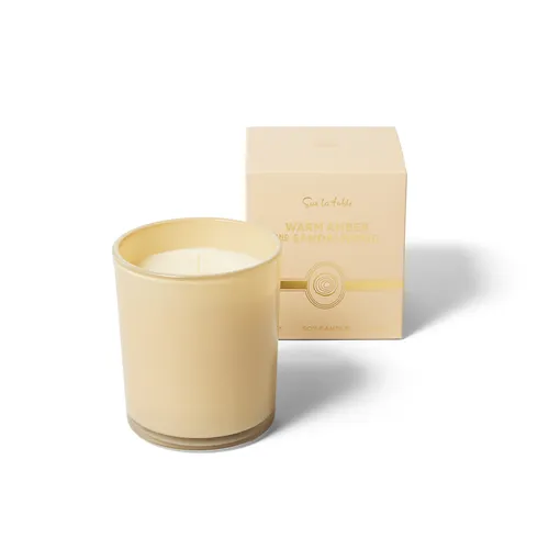 Sur La Table Warm Amber and Sandlewood Candle