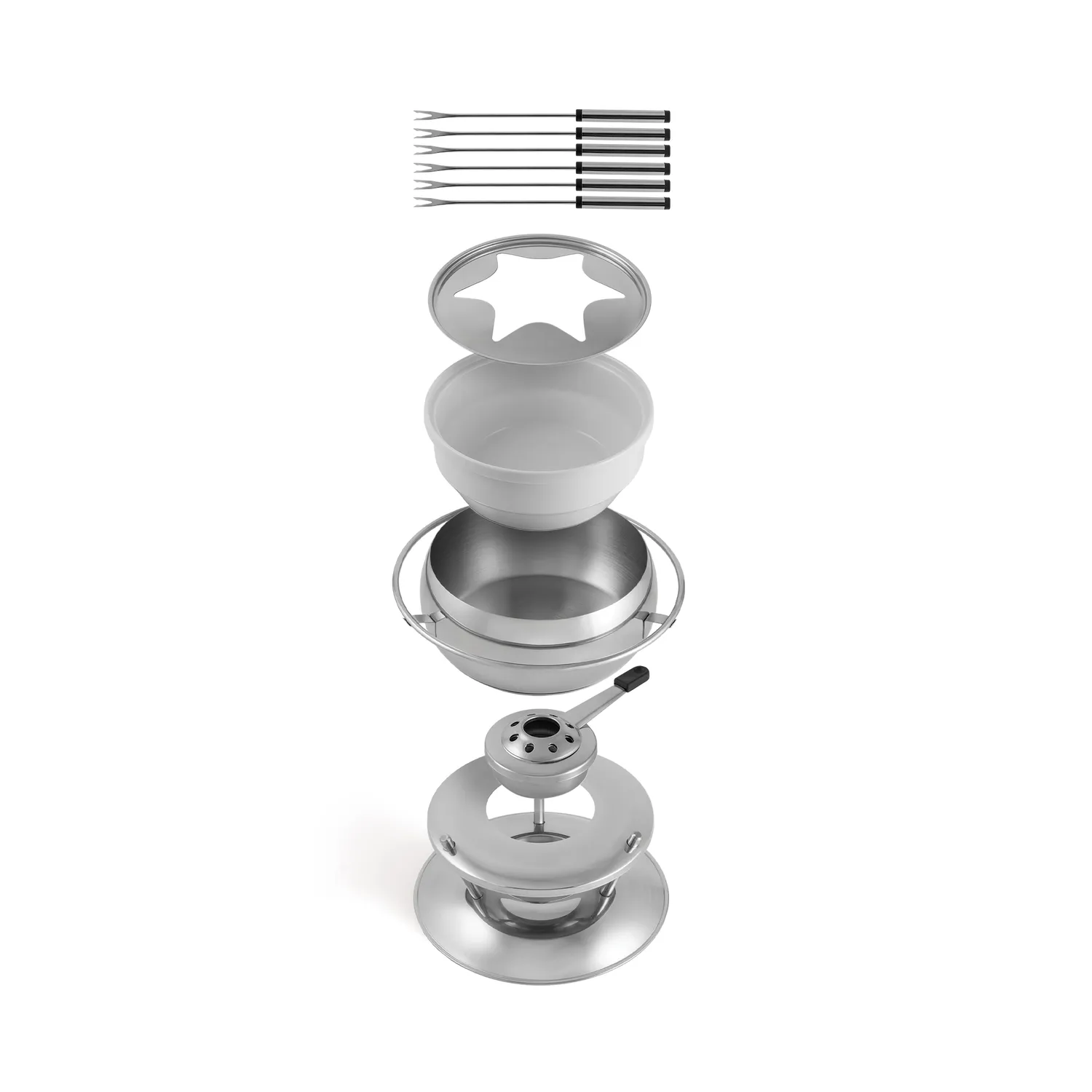 Swissmar 11-Piece Zuri Fondue Set