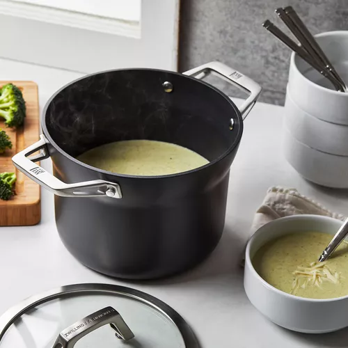 Zwilling Motion Hard-Anodized Aluminum Nonstick Soup Pot, 4 qt.