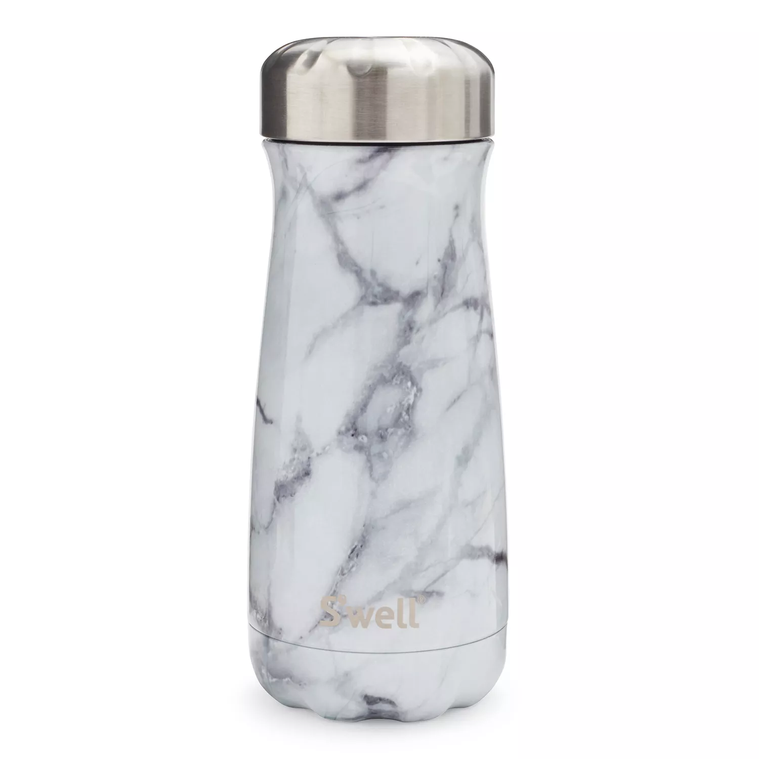 S’well White Marble Traveler, 16 oz.