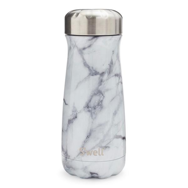 S’well White Marble Traveler, 16 oz.