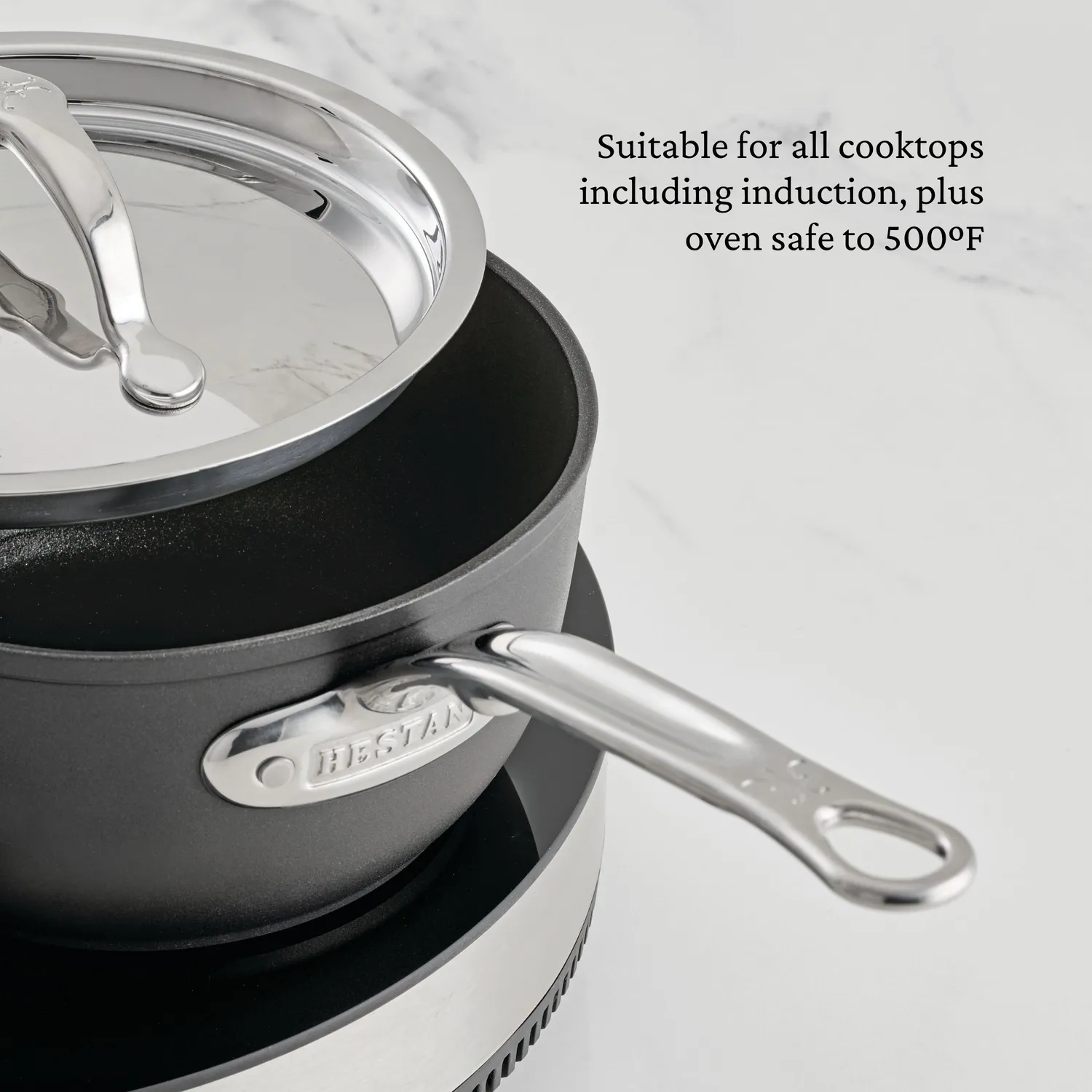 Hestan TITUM® Fusion Nonstick Saucepan with Lid