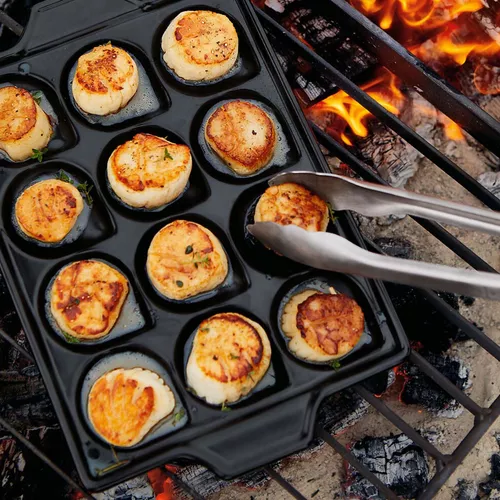 Grilled Scallops with Cilantro-Nectarine Salsa