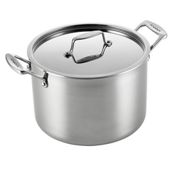 Scanpan Fusion 5 Stainless Steel Stockpot with Lid, 8 qt.