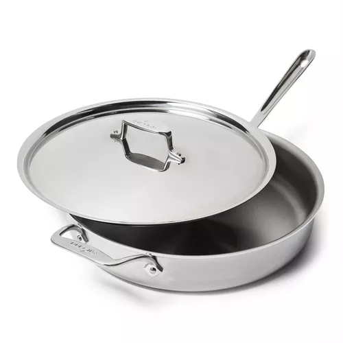 All-Clad D5 Brushed Stainless Steel Saut&#233; Pan