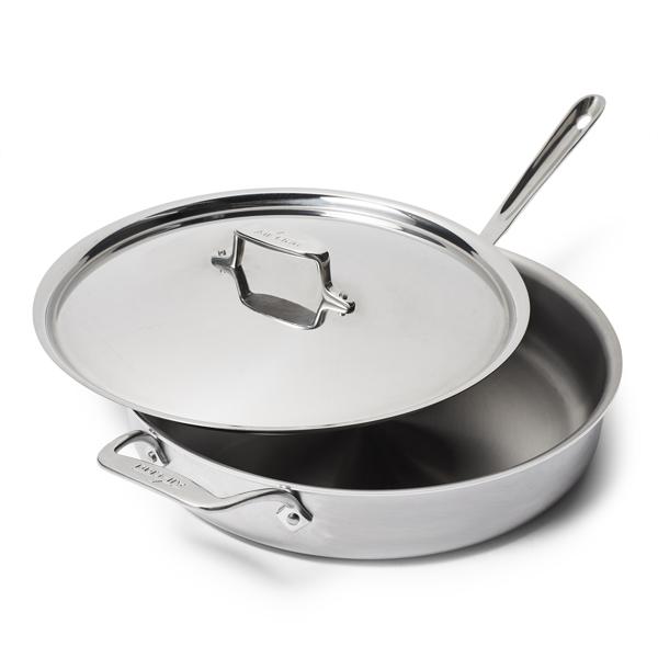 All-Clad D5 Brushed Stainless Steel Sauté Pans