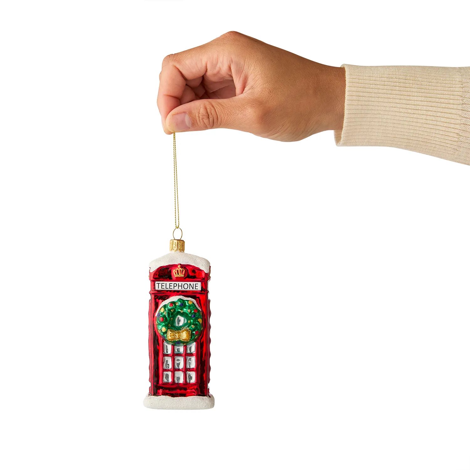 Sur La Table Phone Booth Ornament