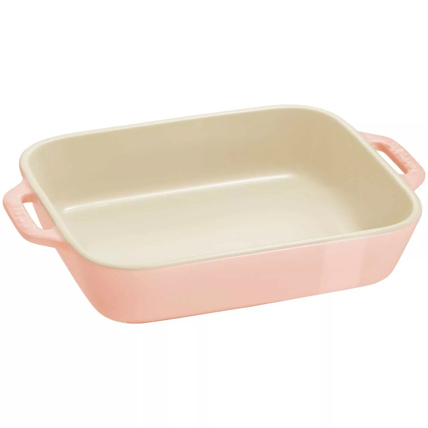 Staub Pastel Macaron Stoneware 2-Piece Rectangular Baker Set