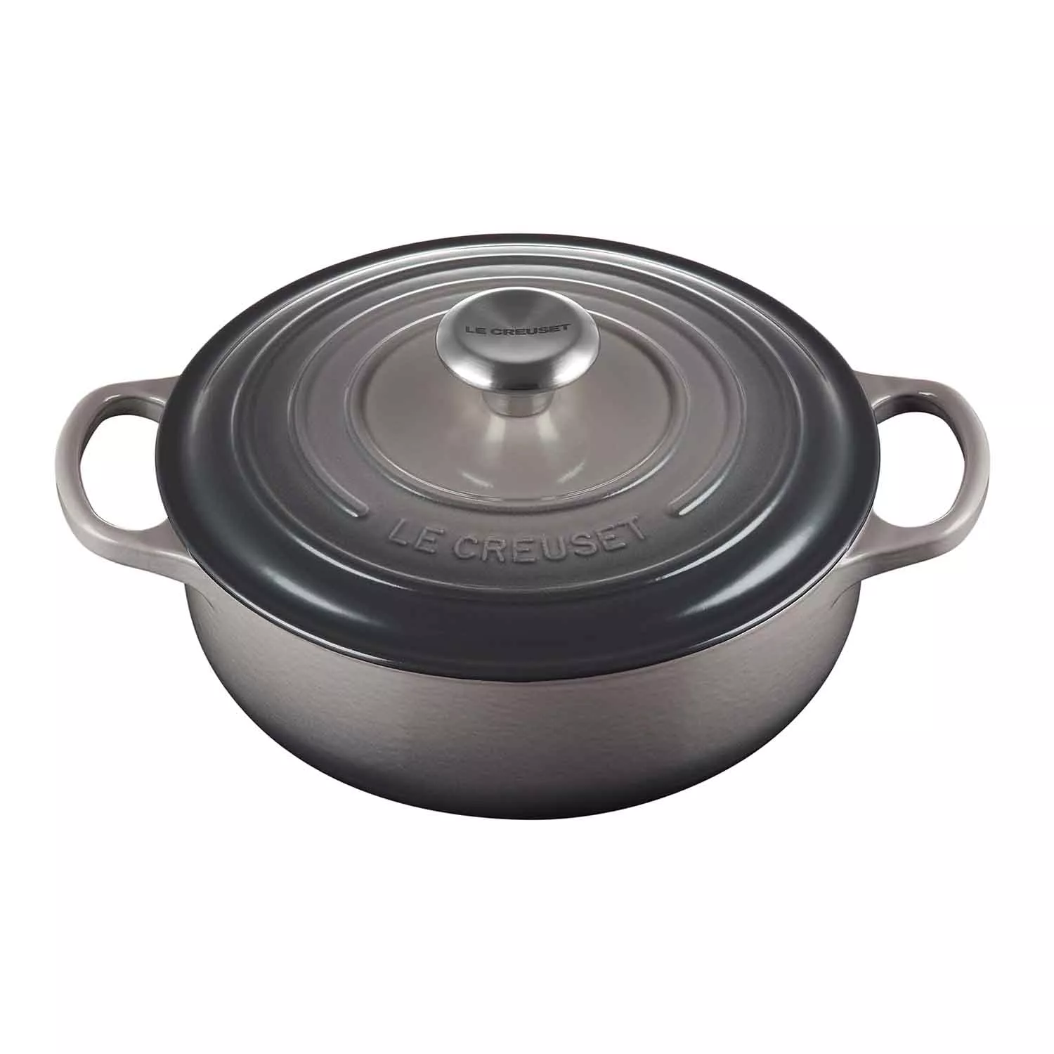 Photos - Terrine / Cauldron Le Creuset Signature Round Sauteuse with Lid 21198024411051 