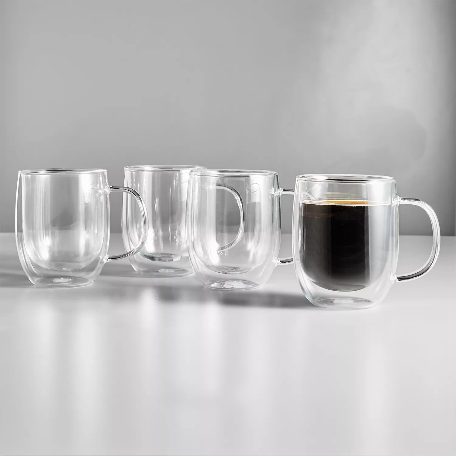 Sur La Table 2-Piece Pour-Over Coffee Set, 36 oz., Clear