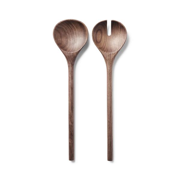 Sur La Table Black Walnut Servers, Set of 2