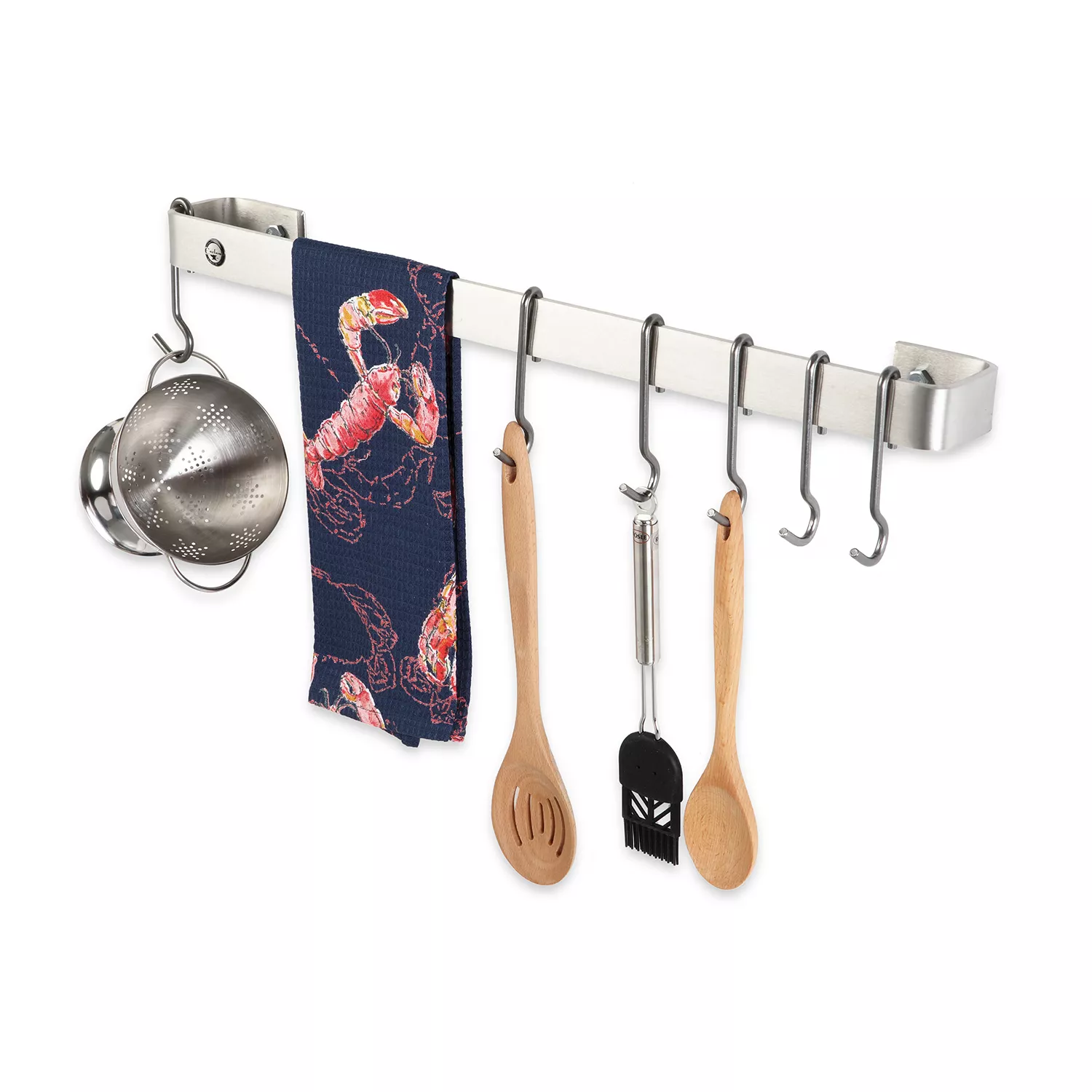 Enclume Stainless Steel Utensil Bar Wall Racks