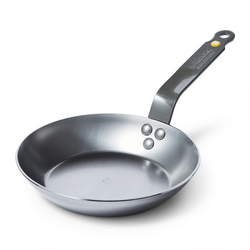  de Buyer Mineral B Skillet Love this pan! Sears well, like the curved sides